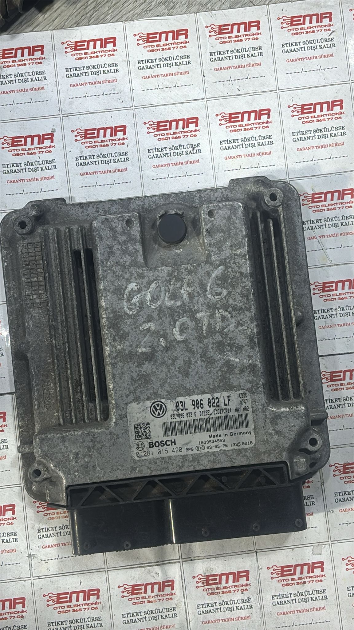 VOLKSWAGEN GOLF PASSAT 2.0 TDİ MOTOR BEYNİ 0 281 015 420